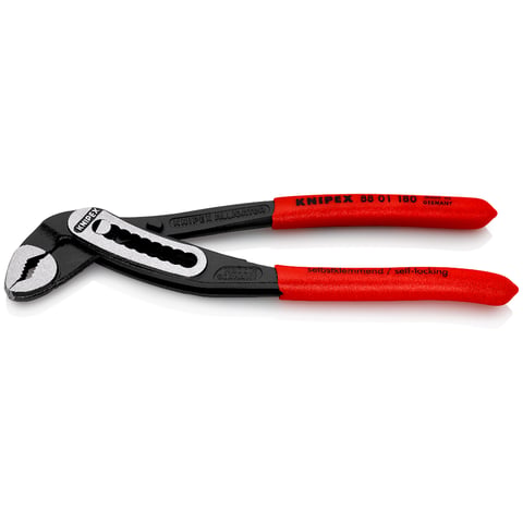 Knipex Alligator® Wasserpumpenzange 88 01 180 180mm Kunststoffgriffe Chrom-Vanadium-Stahl