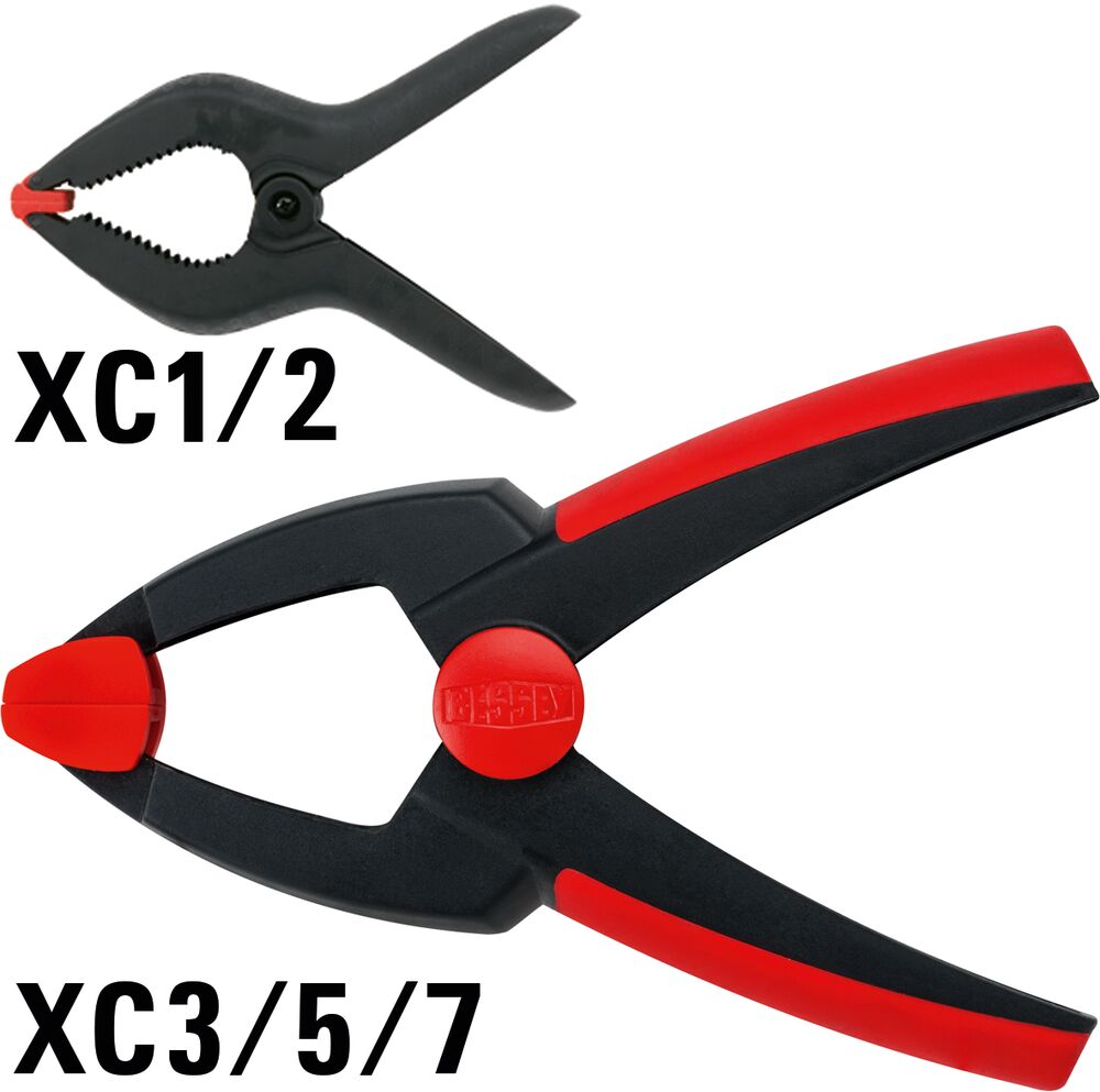 Bessey Federzwinge Clippix XC3 35mm Spannweite 37mm Ausladung Kunststoff