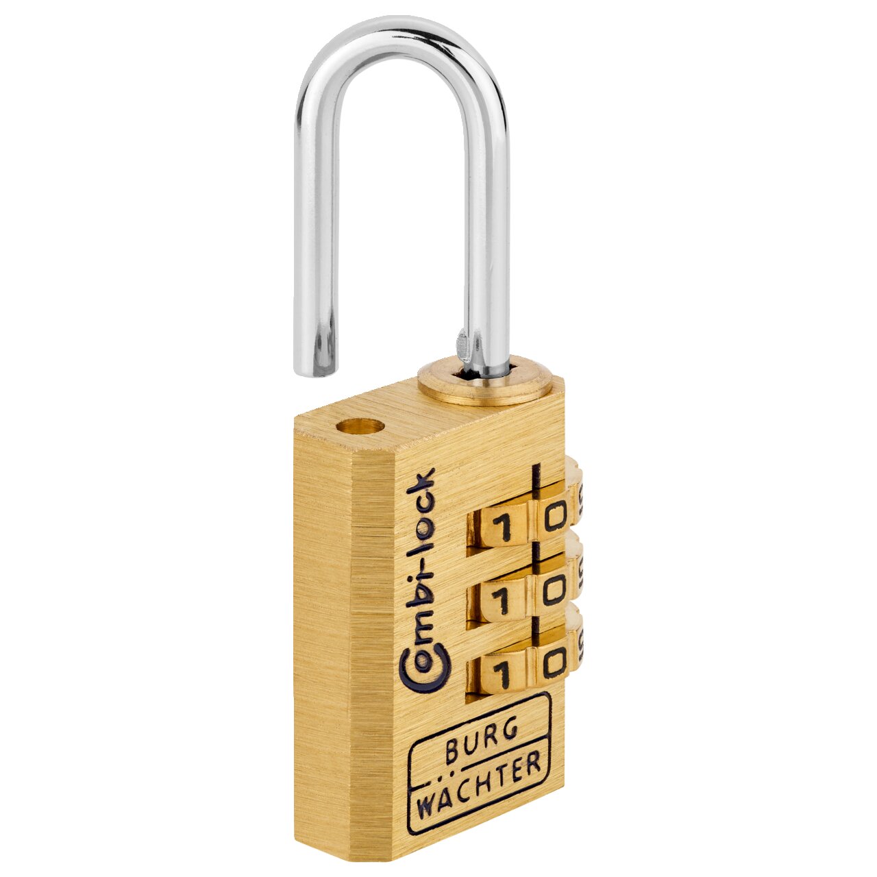 Burg Wächter Combi Lock 80 Zahlenschloss Messing 20mm