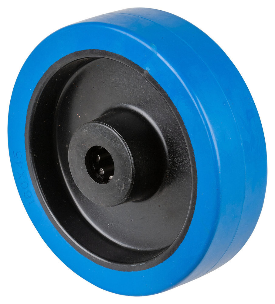 BS-R Elastikrad, blau, Rollenlager