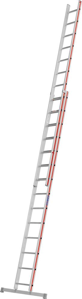 Hymer Schiebeleiter zweiteilig 2x14 Sprossen AH 7,40m HYMER