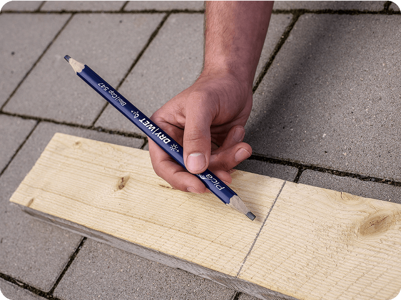 Pica Classic 547 Bleistift für Nass- und Trockenholz