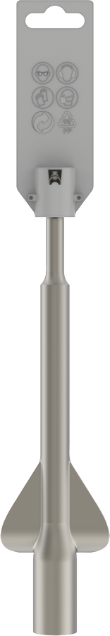 Krídlový drážkovací sekáč PRO SDS plus Winged Gouging, Edelstahlrührer, Metall, Silberfarben, Rührflügel, Küchenzubehör