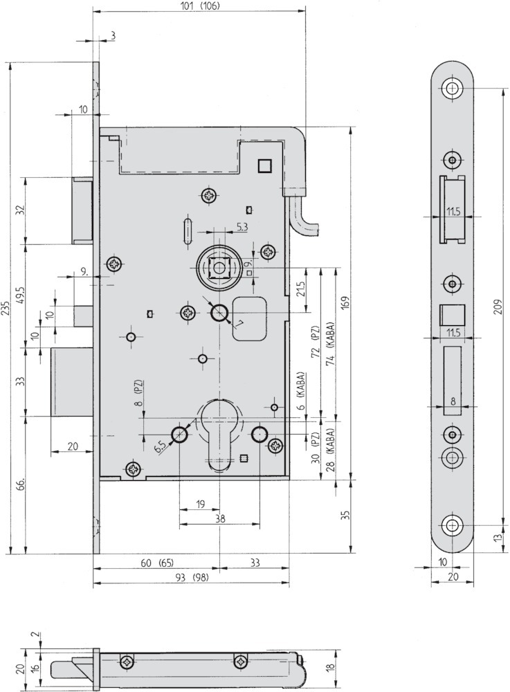 Technische Zeichnung