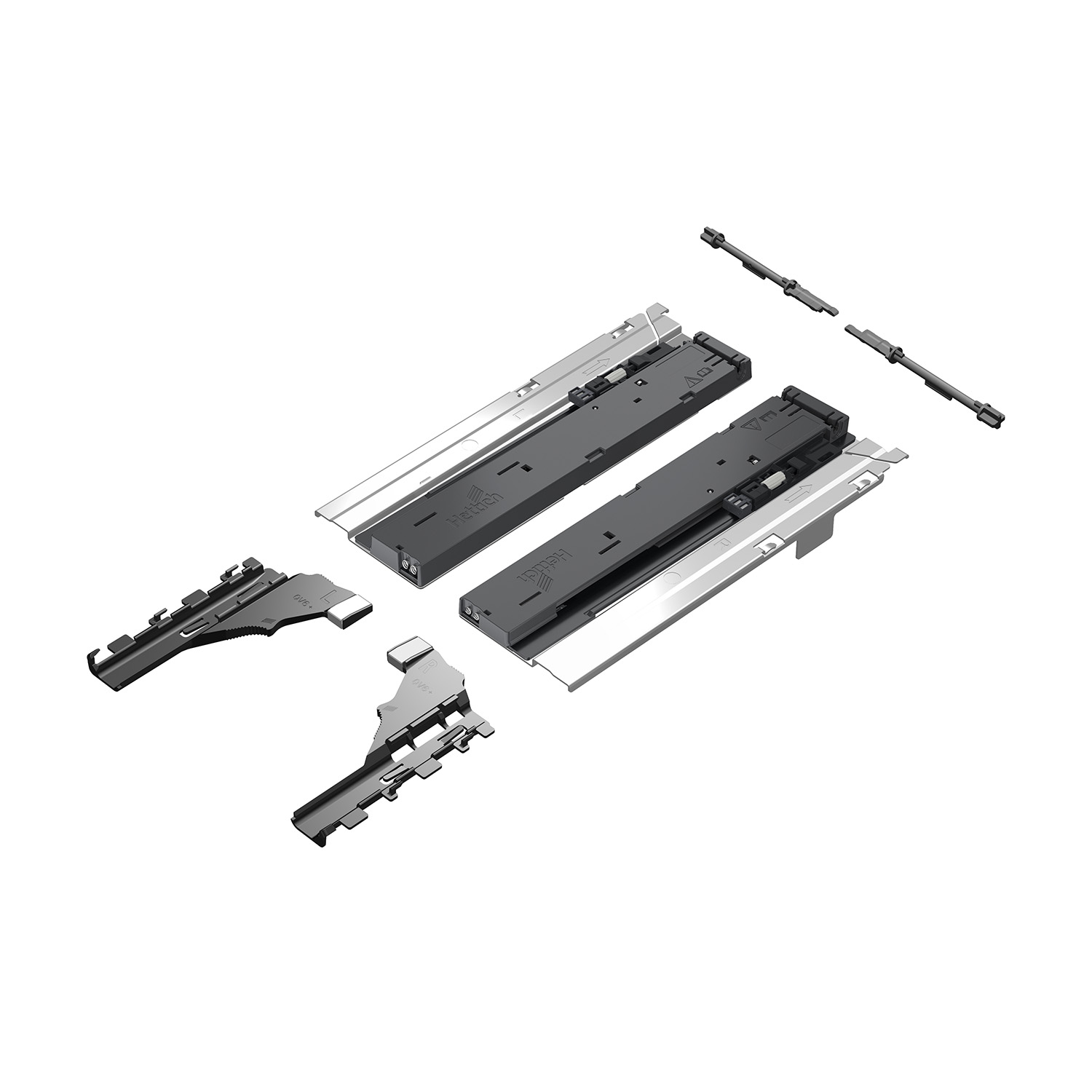 HETTICH Öffnungssystem Push to open Silent für Quadro, 20 - 50 kg, links und rechts