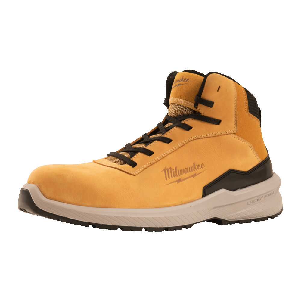 Milwaukee FLEXTRED™ S3S Sicherheits-Schnürstiefel Nubuck Leder Größe 41