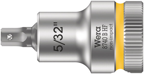 8740 B HF Zyklop bit socket with holding function, 3/8&quot; drive, 5/32&quot; x, Licht, Postfach