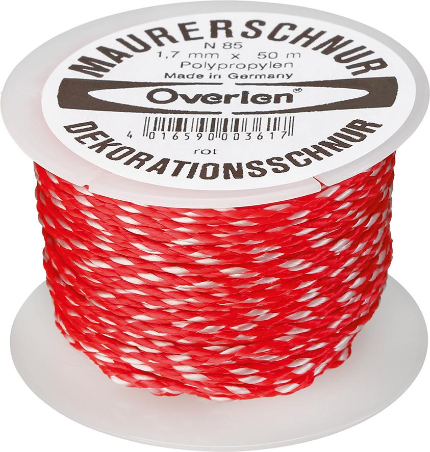 Overmann Maurerschnur PP 1,7mm  50m rot