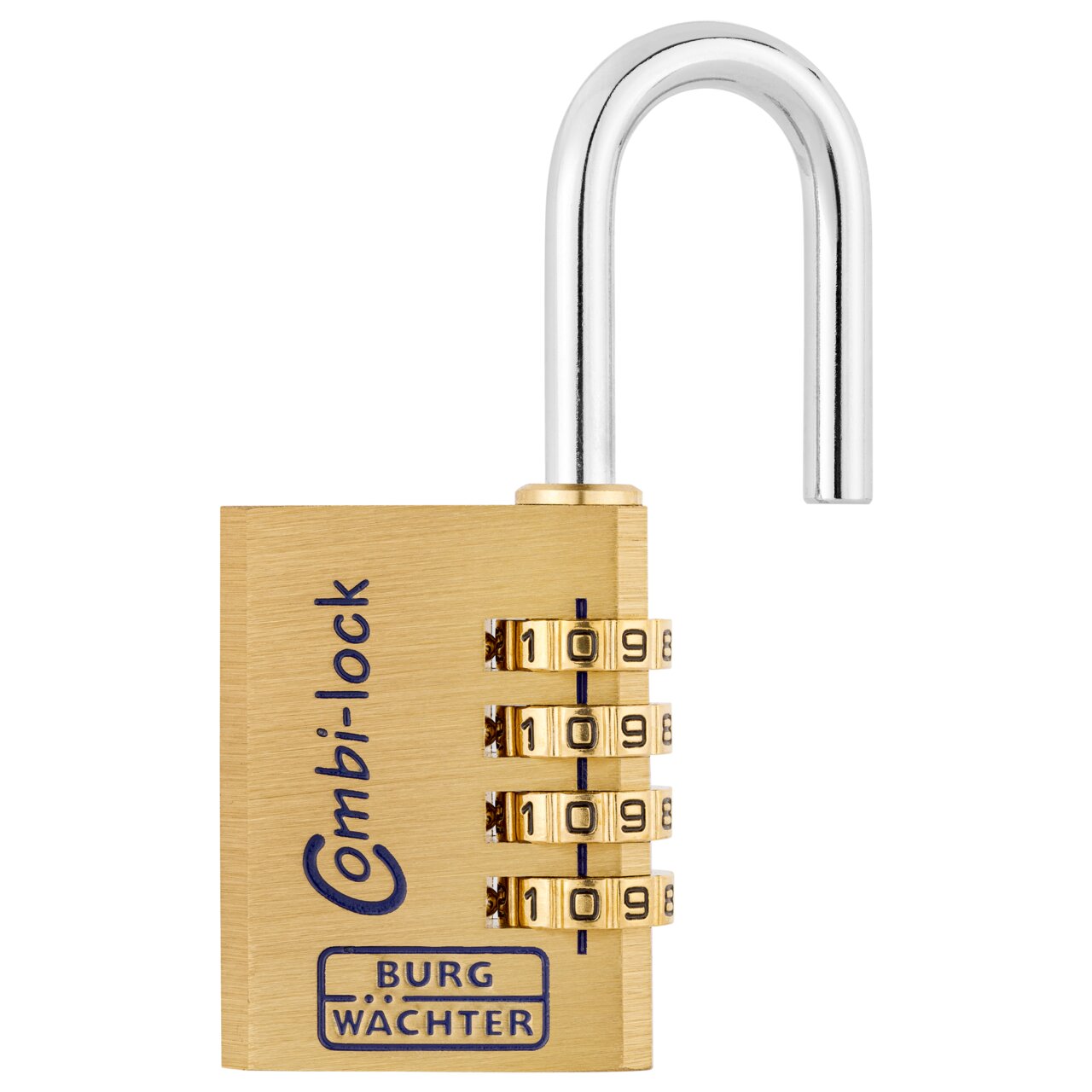 Burg Wächter Combi Lock 80 40 M Zahlenschloss Messing 4 Zahlenrollen
