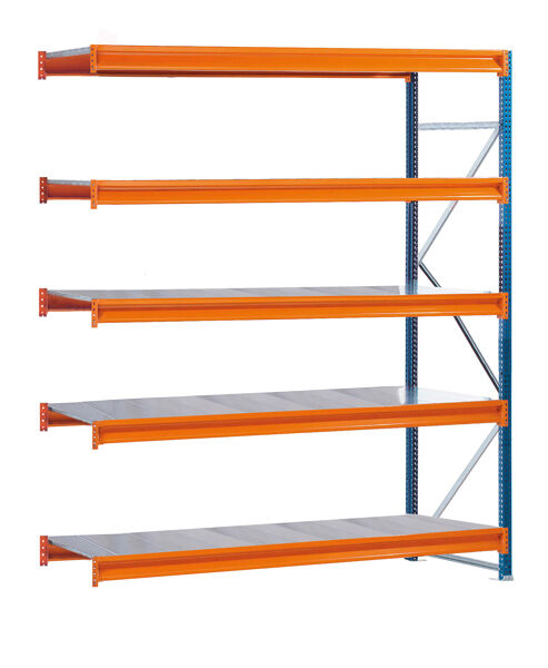 Schulte Weitspannregal W100 AR 3000x2140x1000 mm Stahlpaneele Fachlast 899 kg