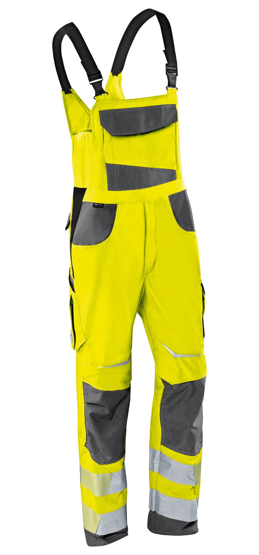 KÜBLER REFLECTIQ Latzhose PSA 2 warngelb/anthrazit  3207 8340-3497-28
