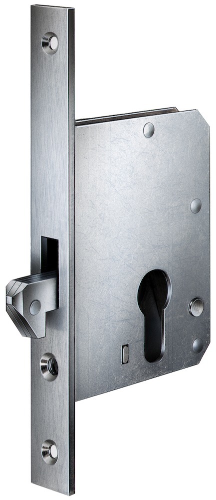 Produktbild effeff Schiebetürschloss 1112,mit Hakenfalle,PZ,D45,F20x168ktg,Si