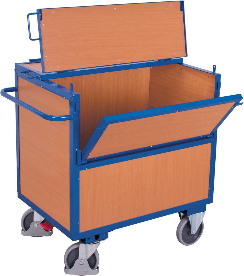 VARIOfit Holzkastenwagen mit Deckel