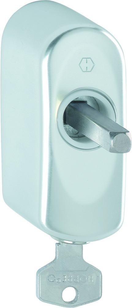 HOPPE® Fenstergriffrosette abschliessbar AUS950S 100NM, Aluminium