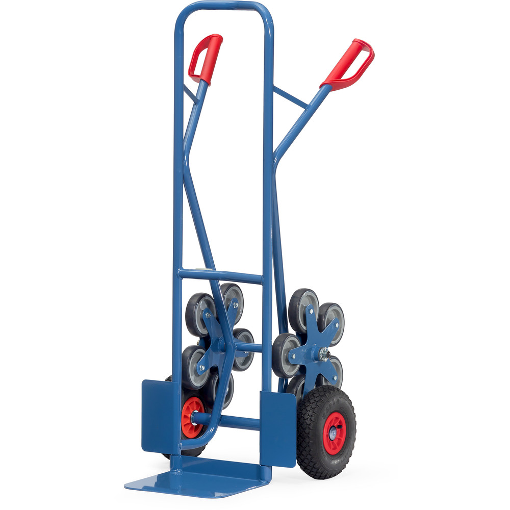 Fetra Treppenkarre TK1327 Stahlrohr 200kg Luftbereifung 5-armiger Radstern