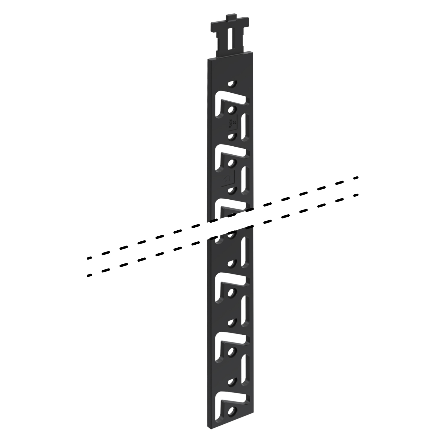 HETTICH Verriegelungsstangen Stop Control, Lochreihe 32 mm, Länge 326 mm, links / rechts