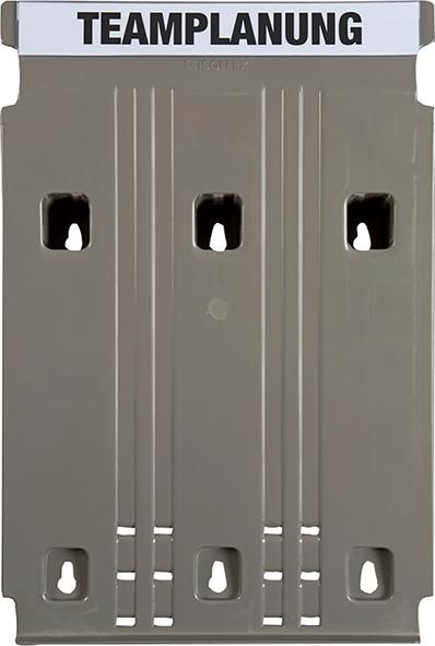 EICHNER Grund-Modul "Flat" fuer Wandsortierer 58 x 240 x 392 mm hellgrau
