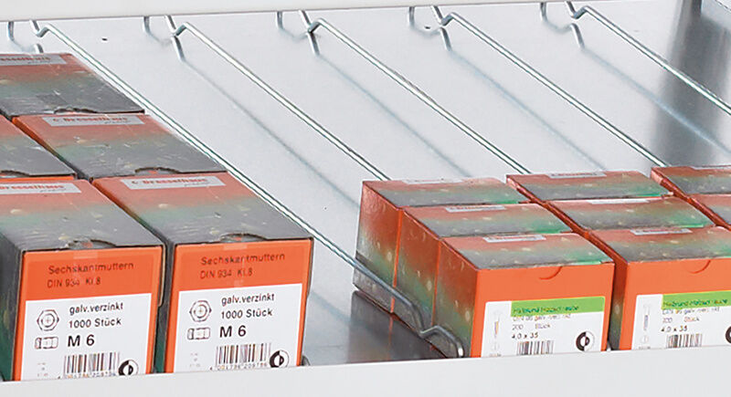 Schulte Trennführung 500 mm glanzverzinkt für MULTIplus150 Fachböden