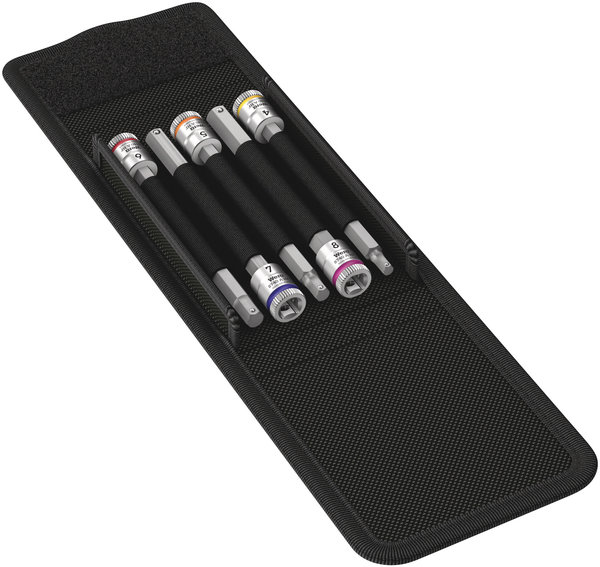 8740 A HF 1 Zyklop bit socket set with holding function, 1/4&quot; drive, 5 piec