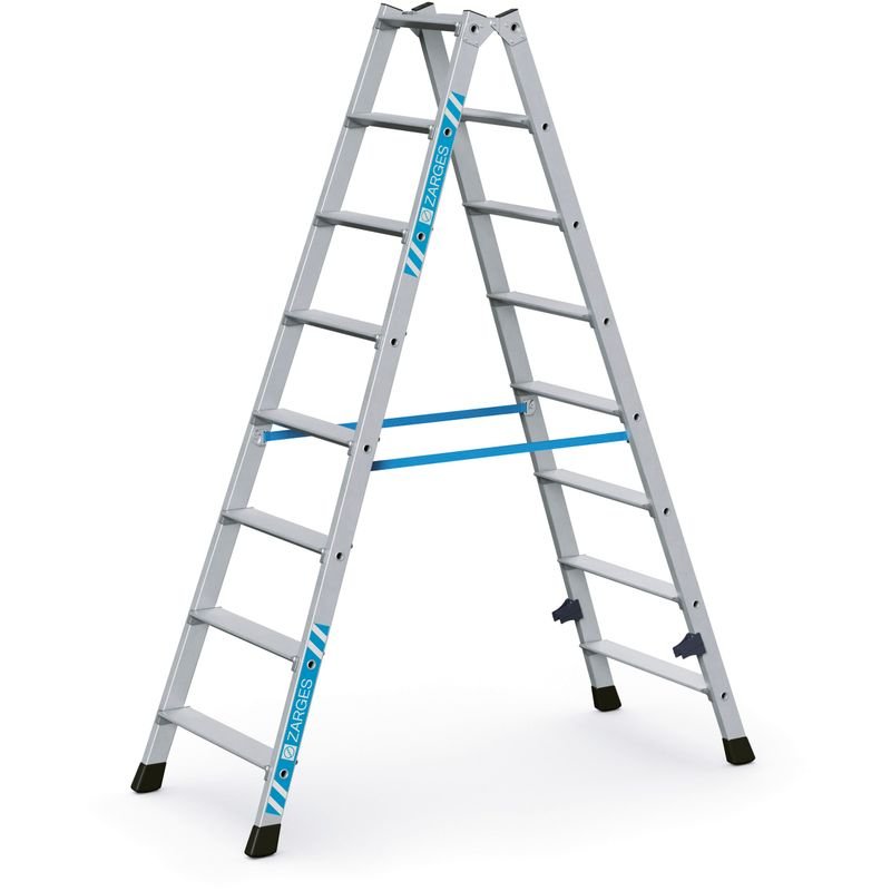 ZARGES Nova B - Stufen-Stehleiter 2 x 8 Stufen 42468