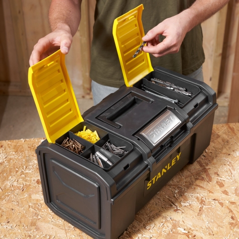Stanley Werkzeugkiste Basic 19 Zoll 1-79-217 Schnellverschluss Organizer