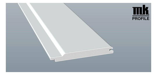 MENKE Nut- und Federprofil 010 100x12mm PVC-Hartschaum Weiß U-Fuge