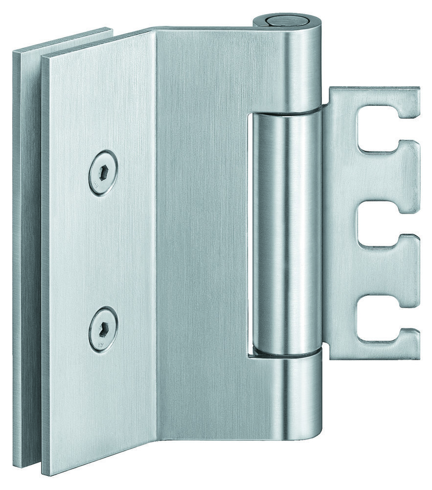SIMONSWERK Glastürband VARIANT VXG 7990/120K,2tlg,kantig,edelstahl matt