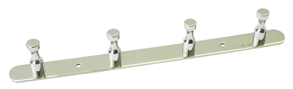 Produktbild Format Hakenkeiste mit 4 Haken "Liaq" Edelstahl 25x300mm