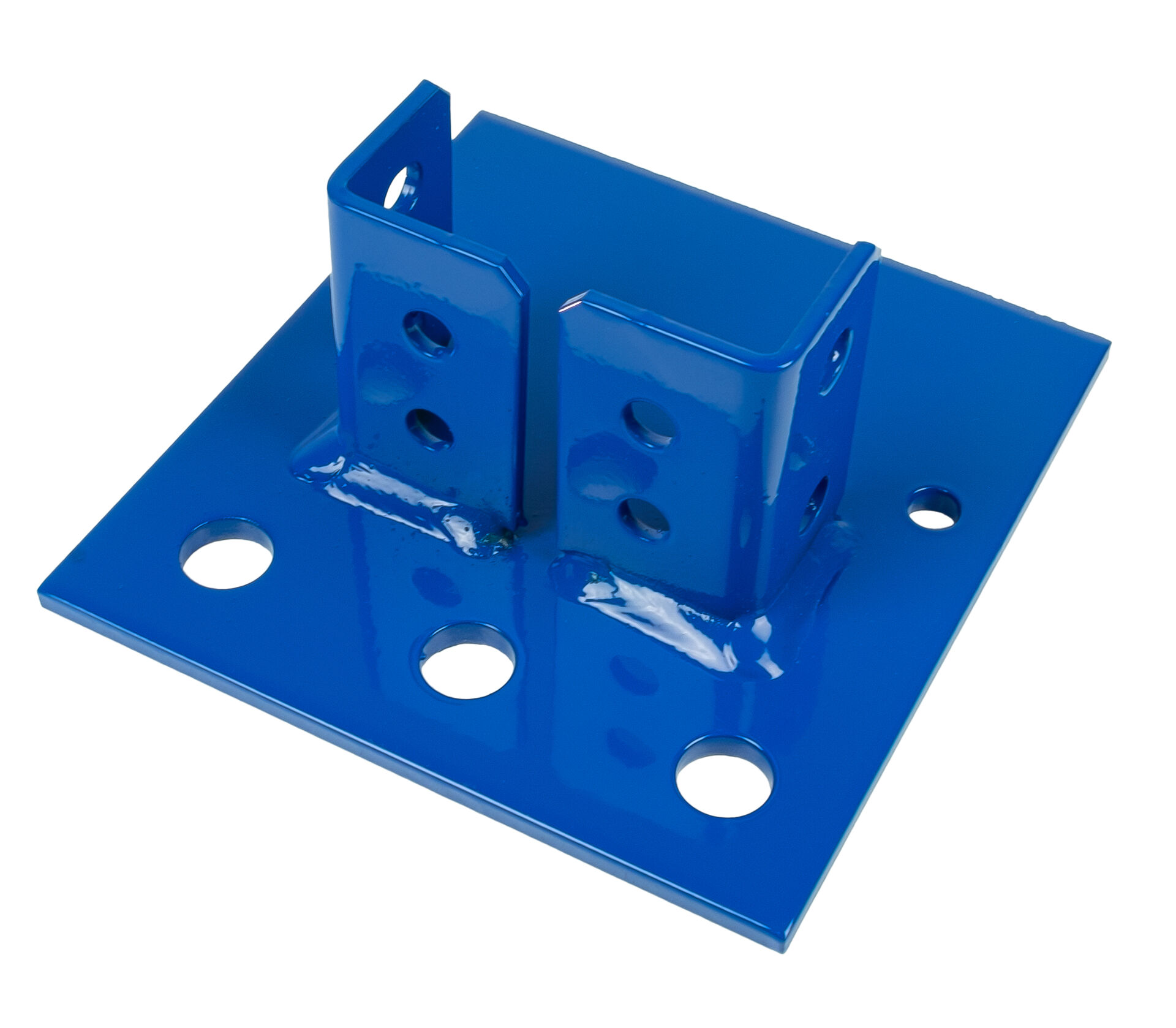 Schulte Fußplatte für Ständer S635-B20 und S645-B25 8mm Stärke Blau
