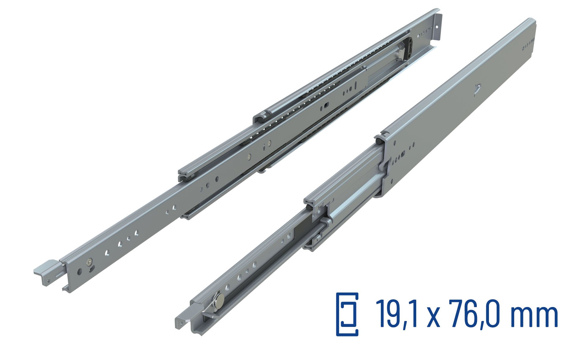 Schock Vollauszug 076, Verr., 230kg, Länge 356mm