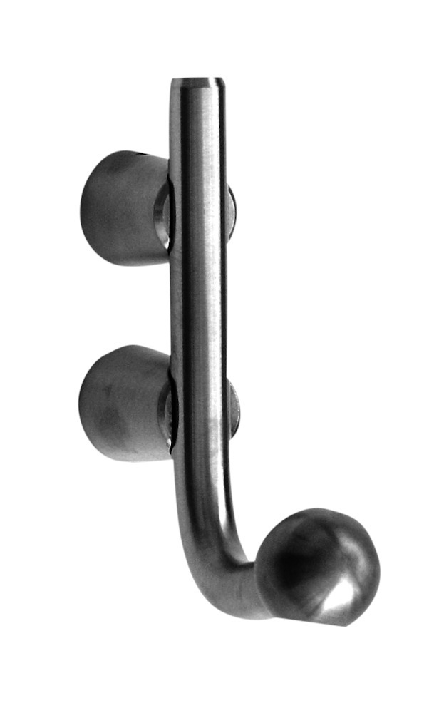 Format Mantelhaken "Cali"  Edelstahl 88 mm