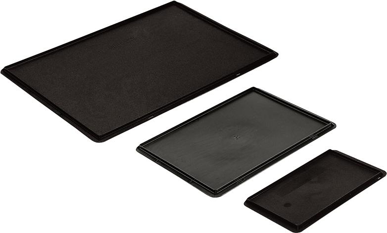 LA-KA-PE Auflagedeckel schwarz für Kastenmaß B600xT400mmLA-KA-PE