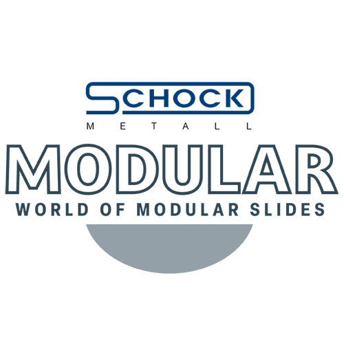 Schock Teleskopschiene Vollauszug Serie 070 160kg Länge 508mm Zuhaltung