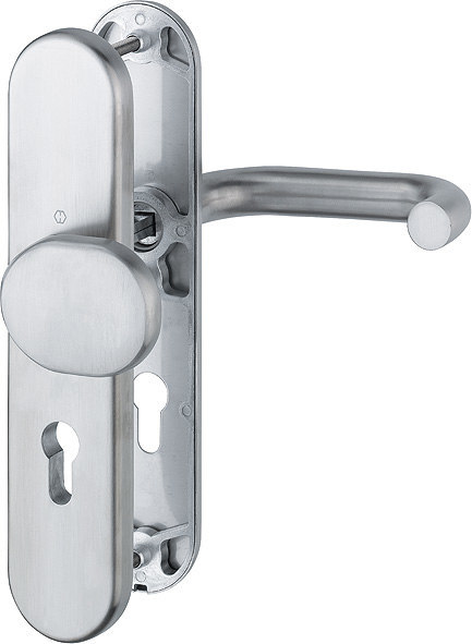 HOPPE® Schutz-Wechselgarnitur mit Langschild Baden E86G/3331A/3440/1388Z, 8/72 mm, Edelstahl