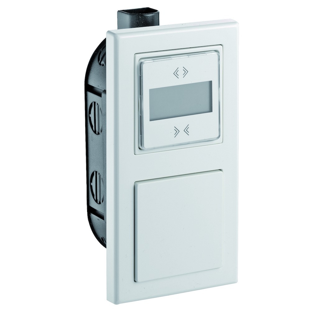 Produktbild Schieb.laden-Steuer.,Comfort,87,m.Tast.u.Zeitschaltu.,weiß,Spannung 230 V/50 Hz