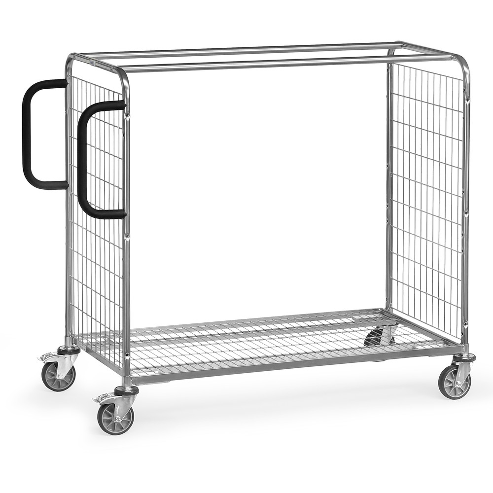 Fetra Kommissionierwagen 28102 Basismodul Drahtgitter 1225mm Höhe 300kg Tragkraft