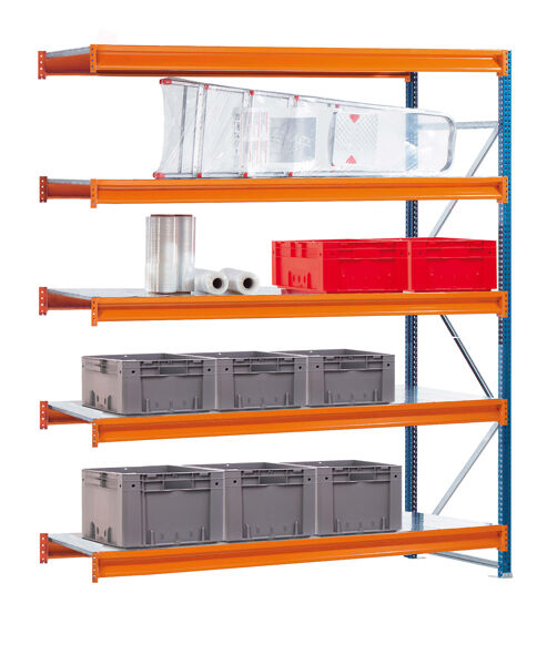 Schulte Weitspannregal W100 AR 3000x2140x1000 mm Stahlpaneele Fachlast 899 kg