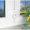 Abus Fenster-Zusatzschloss DFS 95 W AL0125 weiß gleichschließend