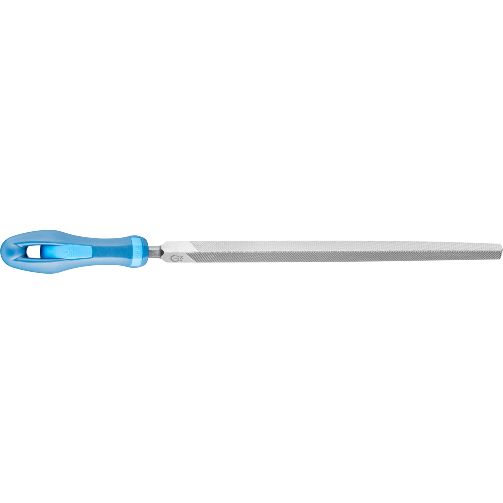 Pferd Werkstattfeile mit Heft Dreikant 150mm Hieb 3 für bearbeitung, Schlichten