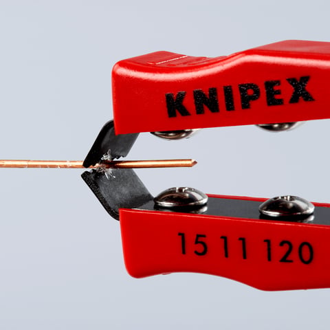 Knipex Lackabziehpinzette 15 11 120 120 mm Federstahl Kunststoffhüllen
