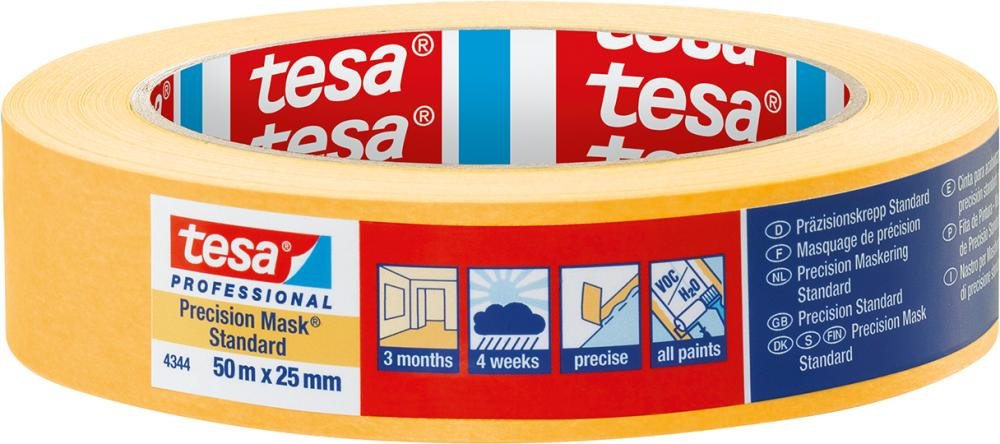 tesa Präzisionkrepp Standard 50m:25mm