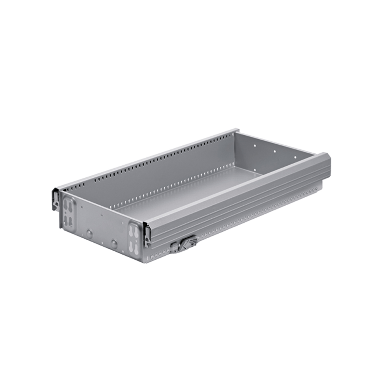 HETTICH Schmalschubkasten - Systema Top 2000, 270 x 514, Aluminium Optik
