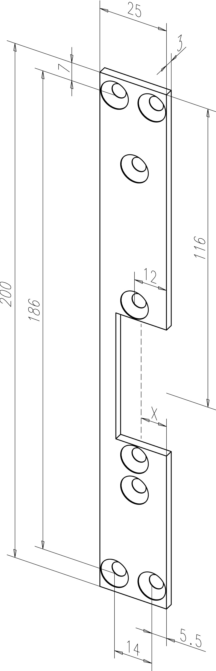 eff-eff 331U Fluchtweg-Türöffner 7500N 24V DC DIN Rechts