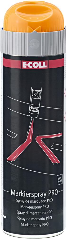 E-COLL PRO Markierspray 500ml orange E-COLL