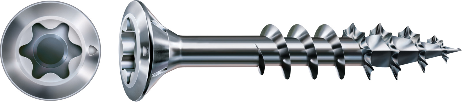 SPAX FEX-H Holzfensterschraube Senkkopf T-Star Plus Teilgewinde 4CUT WIROX