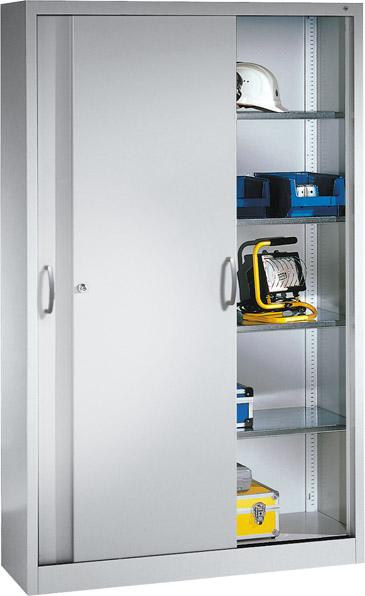 CP Stahl-Schiebetürenschrank, Höhe 1950 mm