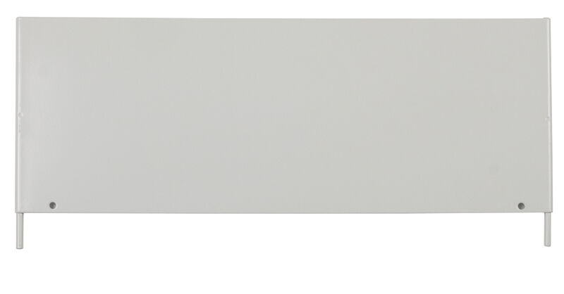 Schulte Stecktrennblech freistehend 500x140mm RAL 7035 lichtgrau für MULTIplus150