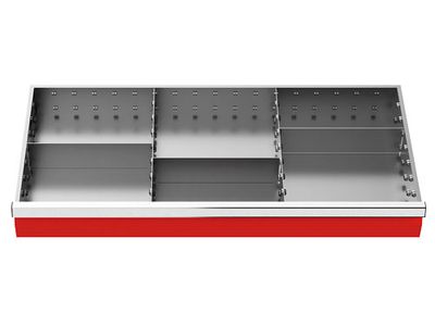b+h Bedrunka+Hirth Schubladeneinteilung R 36-16 Metall 900x400mm