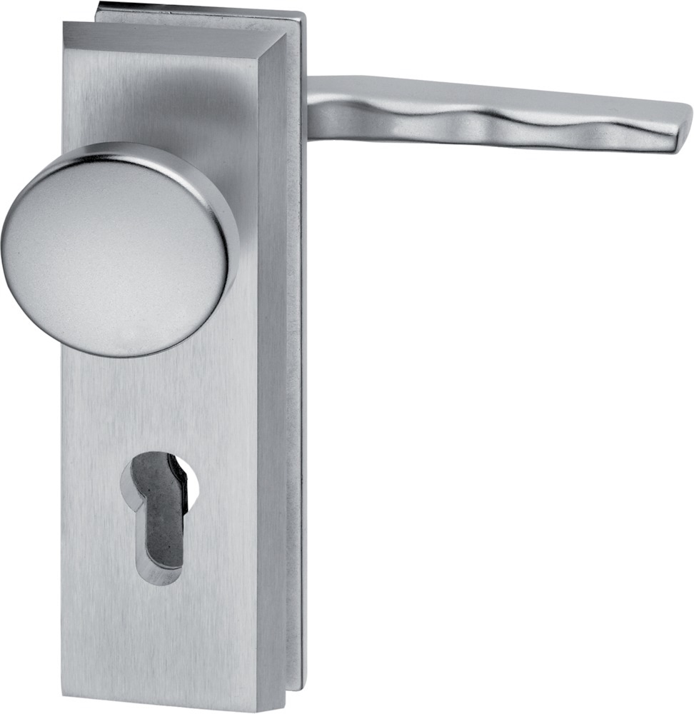 FORMAT Schutz-Wechselgarnitur mit Kurzschild, massiv, Aluminium
