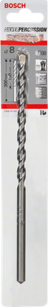 Bosch CYL-3 concrete drill bit 8mm diameter, 200mm length.